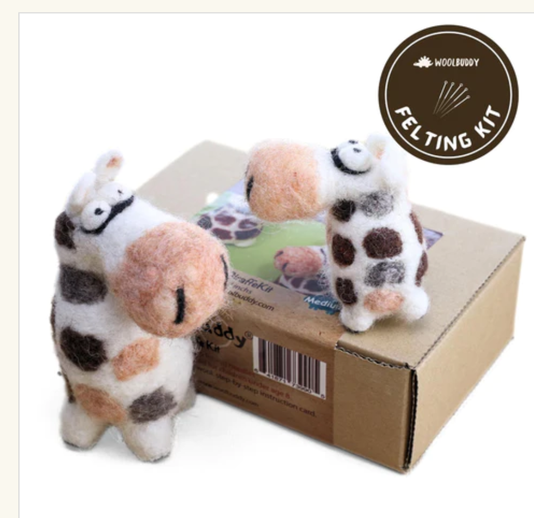 Woolbuddy Giraffe Felting Kit