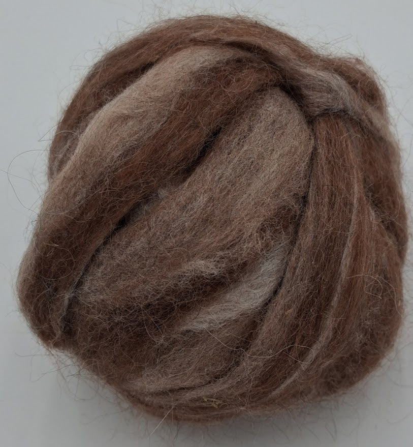 Swirls of Advice 75% Suri Llama / 15% Merino / 10% Rose Fiber
