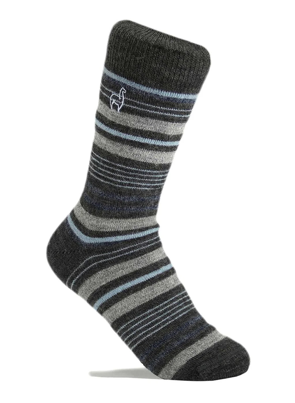 Intelligent Alpaca Socks — Azul | Deep Navy & Sky Blue