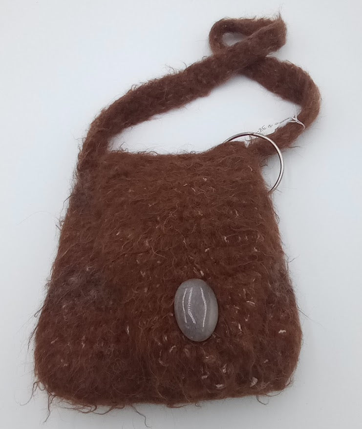 Hand Crocheted Llama & Acrylic Bag by The Joy of Llamas
