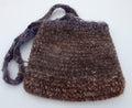 Hand Crocheted & Felted Llama Bag by The Joy of Llamas – Ombre Brown to Blue