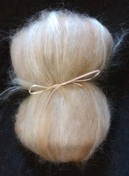 Big Deal – Llama Cria Merino Silk Hand Carded Batt