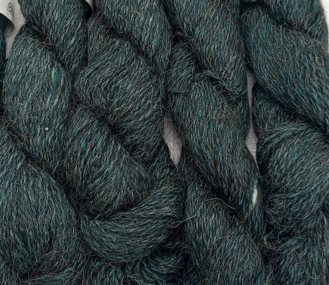 Black Forest – 70% Llama, 15% Merino, 15% Bamboo Sport Weight Yarn – Fehrenbach Fibers