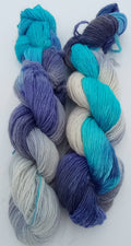 Blue A Kiss – Cashmere Virgin Wool Fingering Yarn