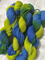 Blue Sky, Green Pasture 100% Merino Fingering Yarn