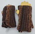 Hand Crocheted Fingerless Gloves — Llama & Merino Blend | The Joy of Llamas