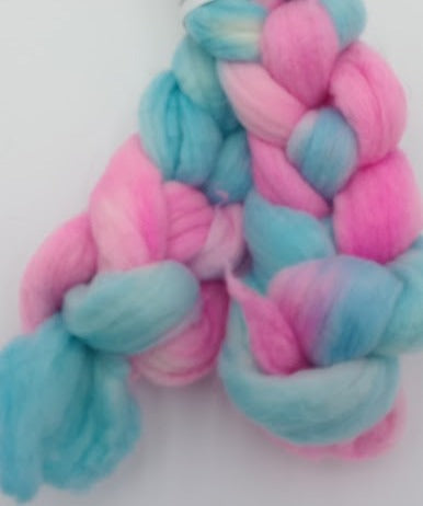 Bubble Gum — Indie Dyed Merino Roving Braid