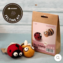 Woolbuddy Bee & Ladybug Felting Kit