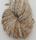 Butterscotch Ripple – Handspun Superwash Merino Tencel Sport Yarn