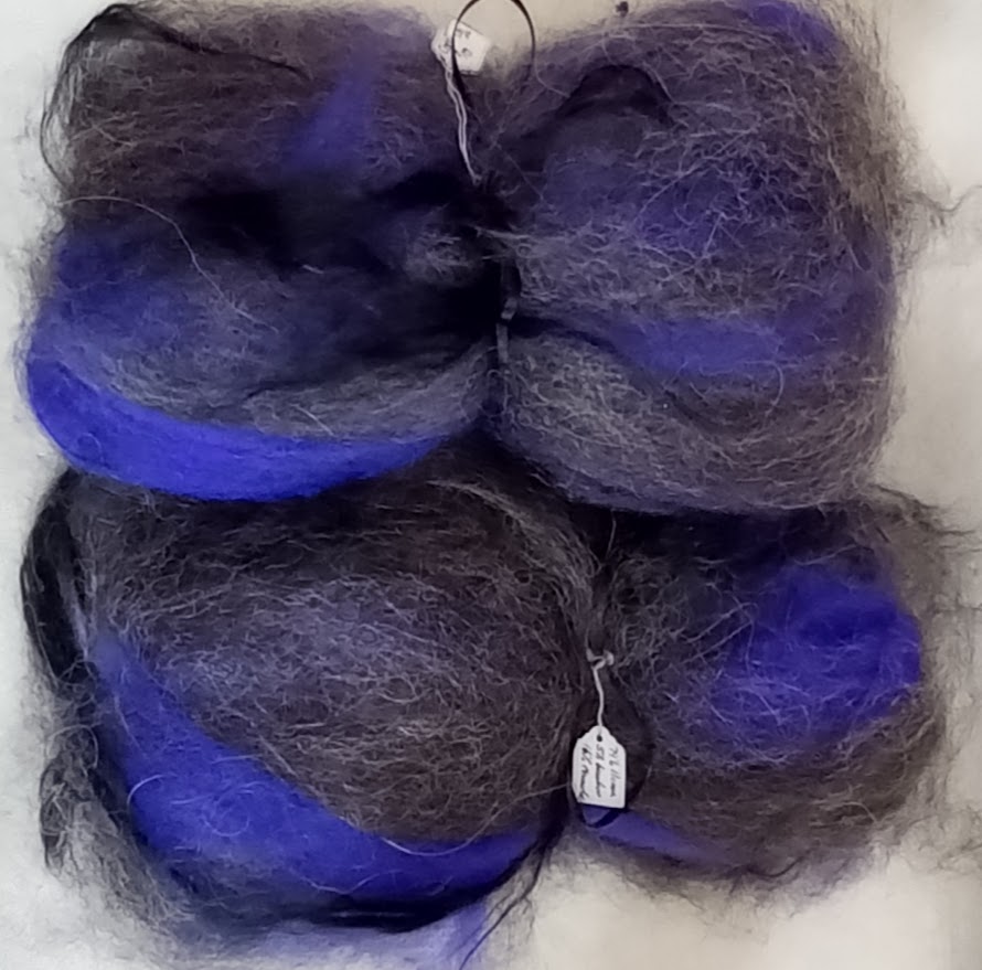 Cami – Llama Corriedale Bamboo Hand Carded Batt