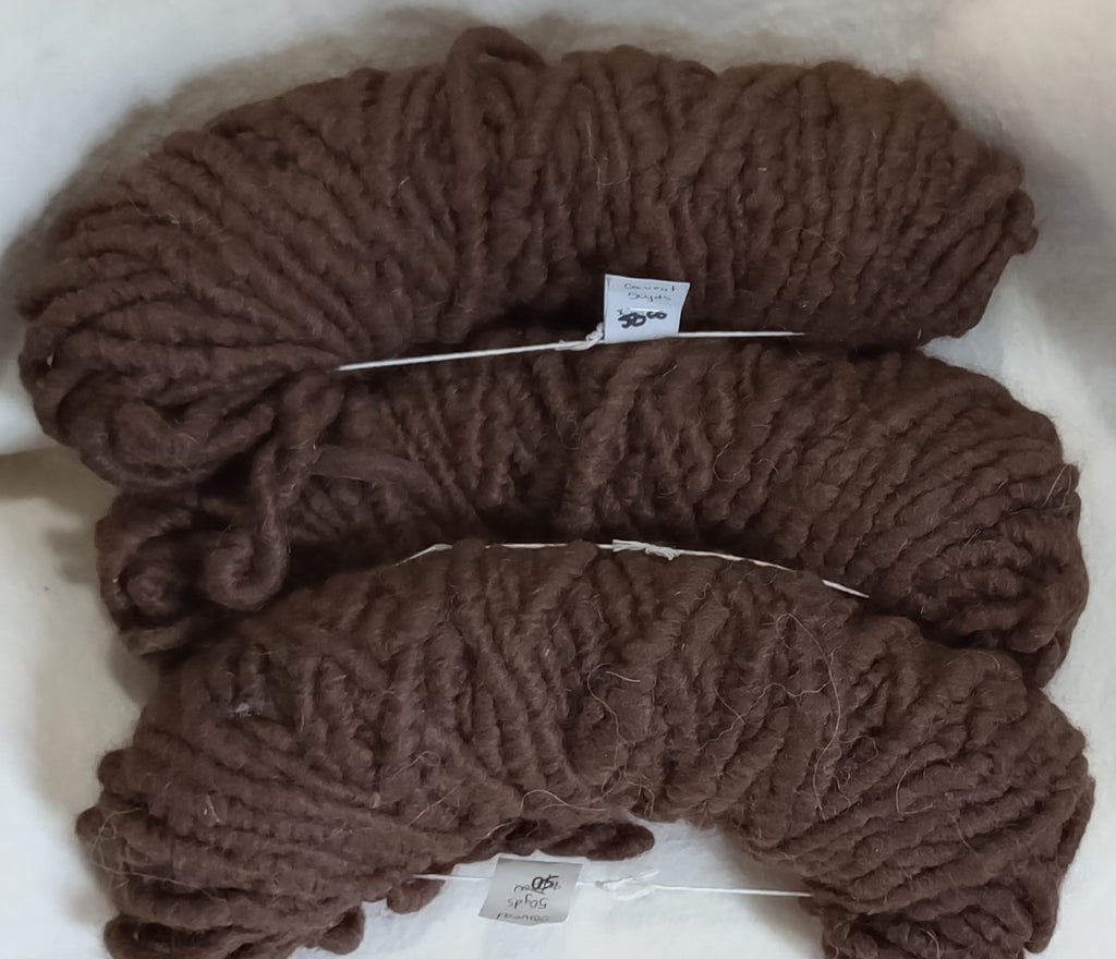 Caveat — 100% Llama Rug Yarn | Deep Chocolate