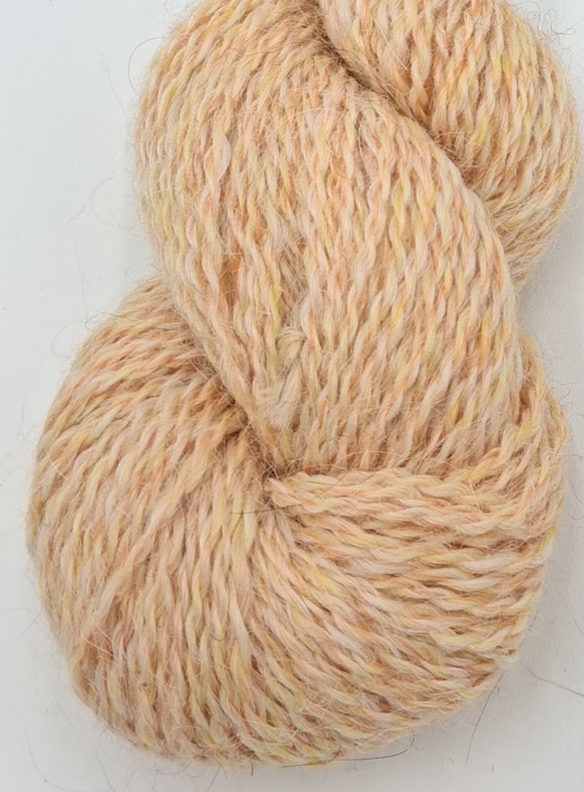 Citrus 60% Llama 34% Merino 6% Firestar Sport Yarn
