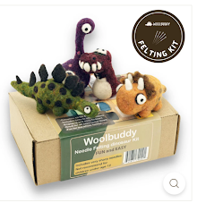 Woolbuddy Dinosaur Needle Felting Kit
