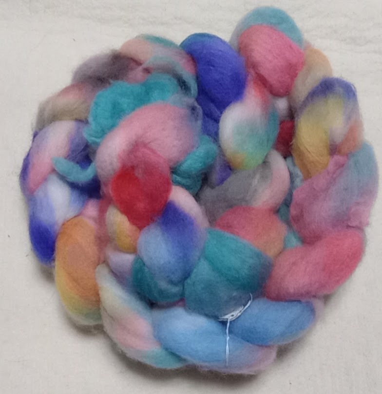 Falkland #3 — Indie Dyed Falkland Roving Braid