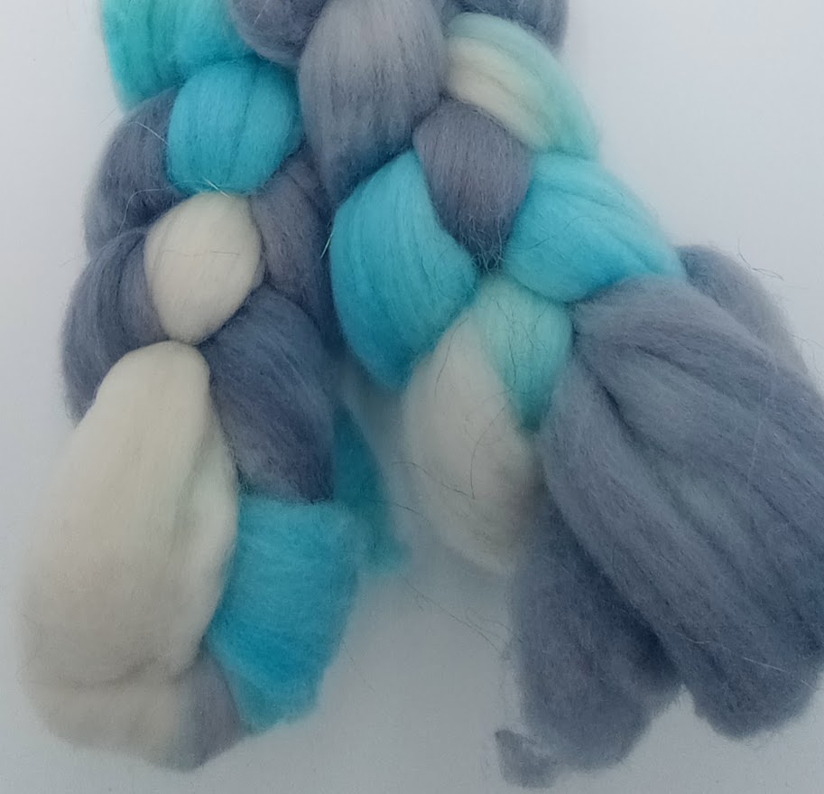 Frozen — Indie Dyed Merino Roving Braid