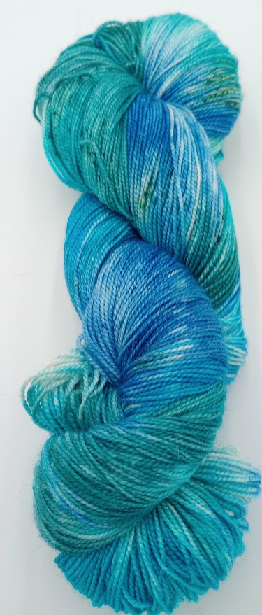 Glacier 80% SW Merino 20% Silk Sock Yarn