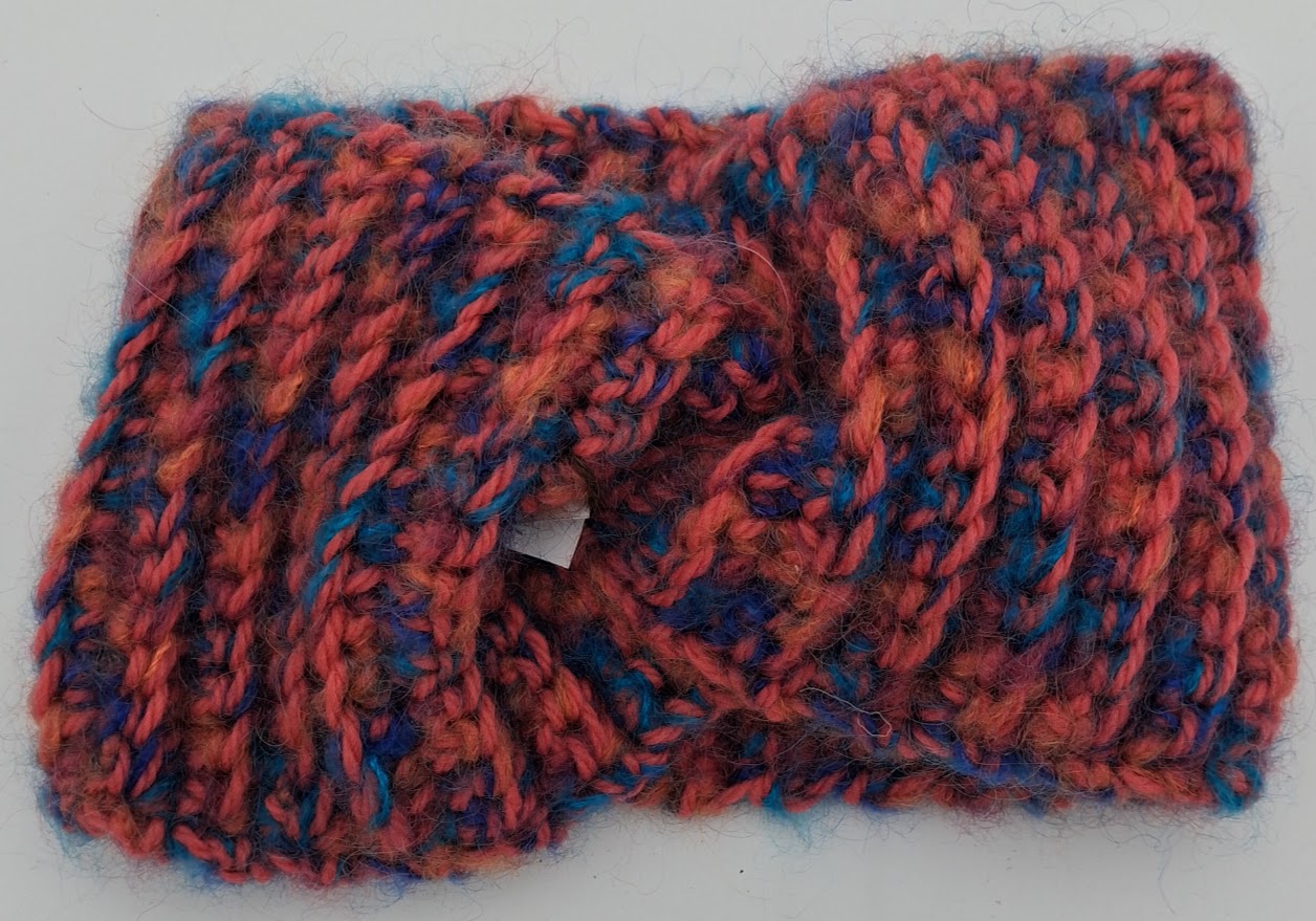 Hand Crocheted Headband — Merino & Mohair | The Joy of Llamas