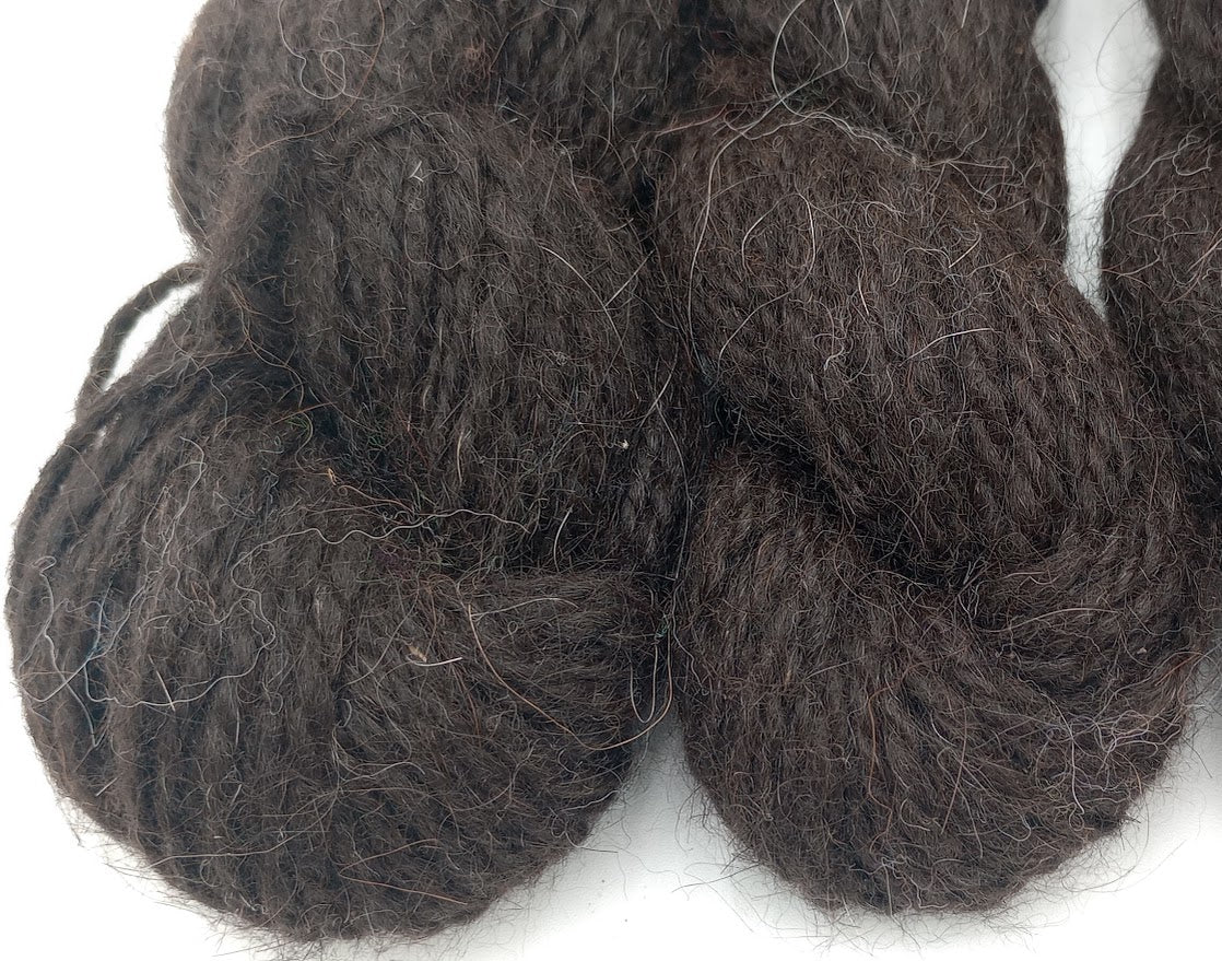Hurricane Al — Hand-Spun 100% Llama Aran Yarn