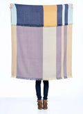 Shupaca Alpaca Reversible Throw — Indigo Blue