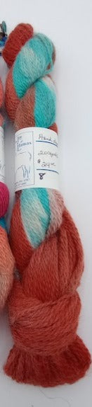 Joy of Llamas #8 — Hand-Dyed Sport Weight Yarn | 80% Llama, 20% Merino