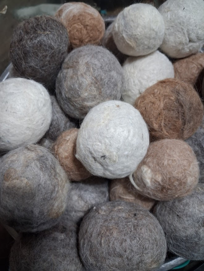 Llama & Alpaca Dryer Balls — Set of 3 | Fehrenbach Fibers