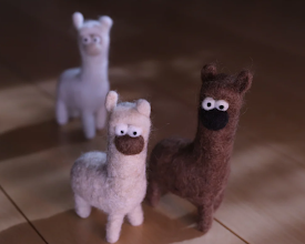 Woolbuddy Llama Felting Kit