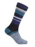 Intelligent Alpaca Socks — Marine | Navy, Aqua & Grey