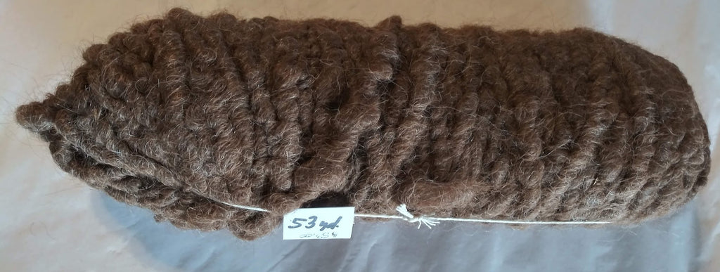 Long Island Ms. Tea — 100% Llama Rug Yarn | Single Fleece