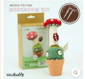 Woolbuddy Mushroom Needle Felting Kit