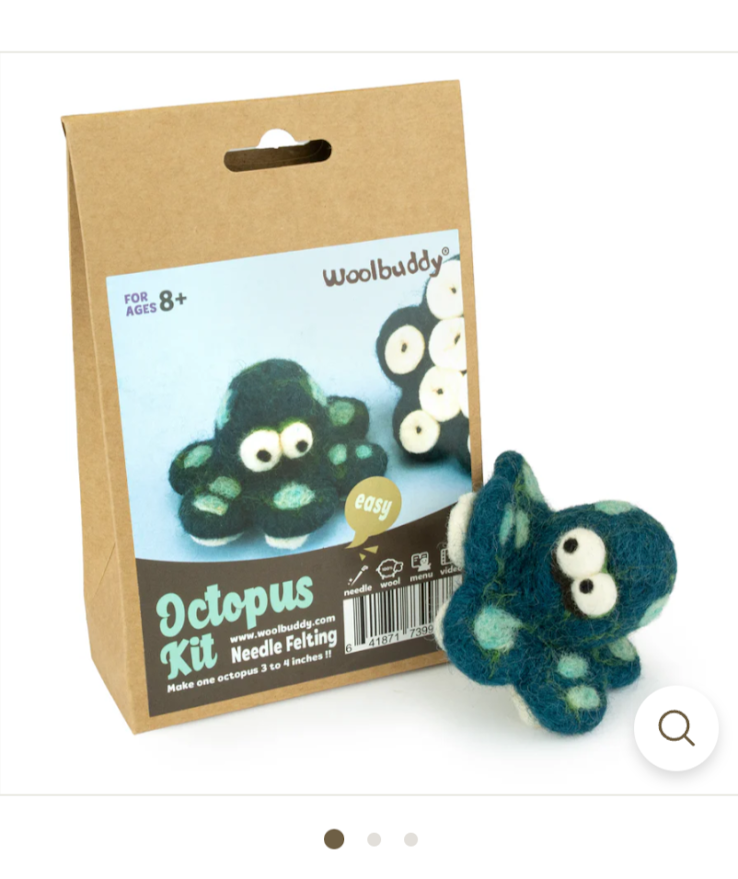 Woolbuddy Octopus Felting Kit