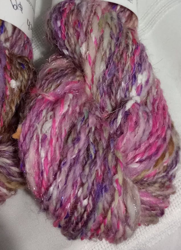 Once Upon A Time | Handspun Worsted Yarn | Merino, Bamboo, Silk & Sparkle