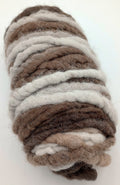 Variegated #105 — Alpaca & Suri Llama Rug Yarn | Pablo, Advice & Ms. Tea