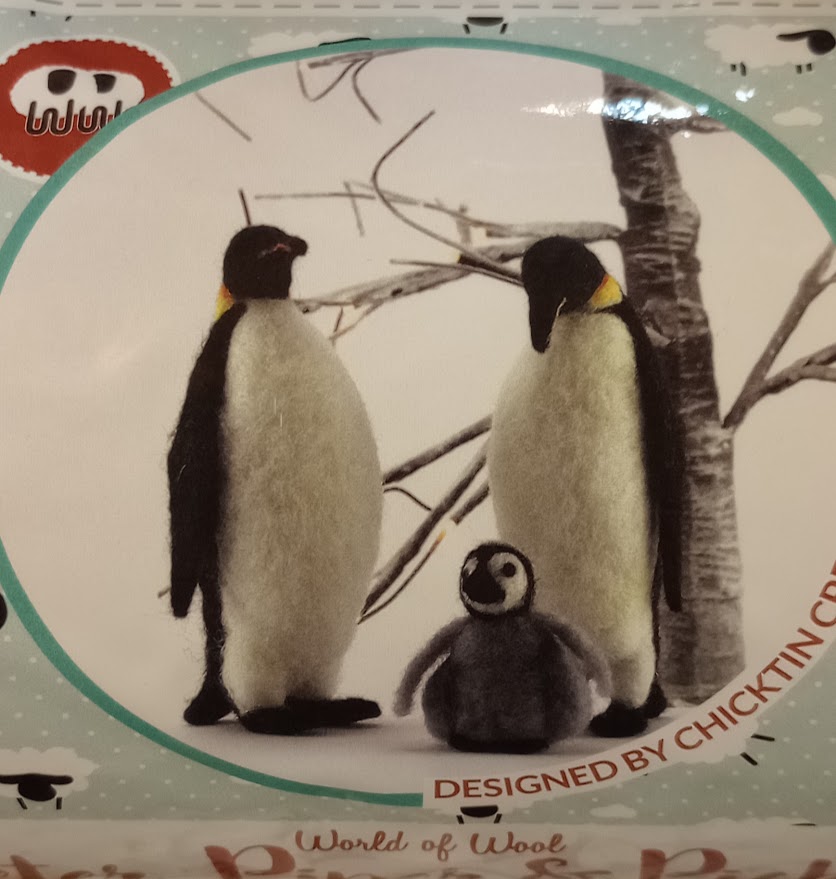 Peter, Piper, and Pickle Penguin Needle Felting Kit