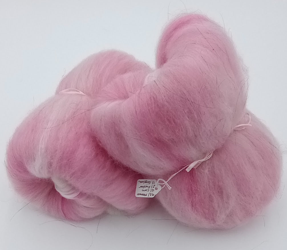 Peony Batt – Cloud-Soft Merino with Firestar Shimmer