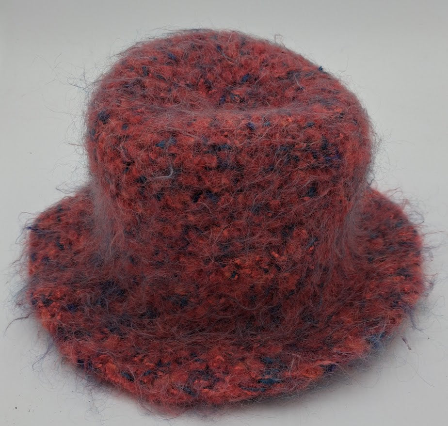 Hand Crocheted Bucket Hat — Mohair & Merino Blend | The Joy of Llamas