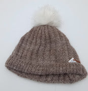 Joy of Llamas Pom Pom Hat | 100% Llama | Hand-Crocheted
