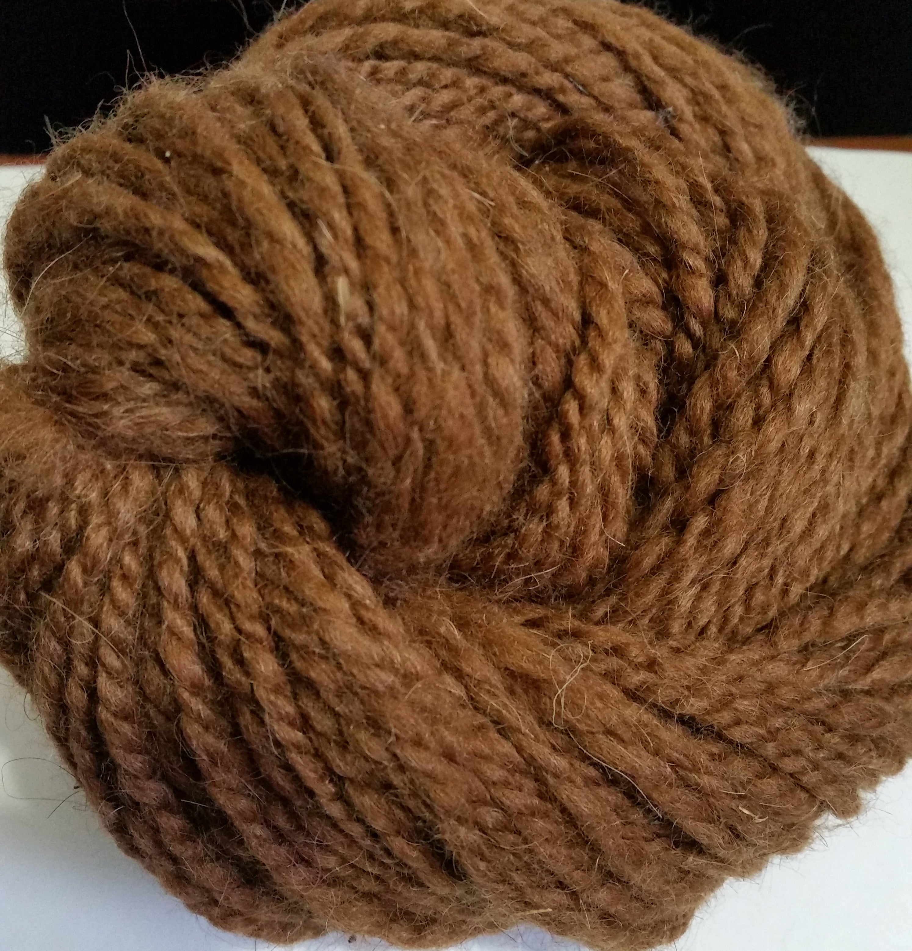 Rocko — Hand-Spun 100% Llama Worsted Yarn