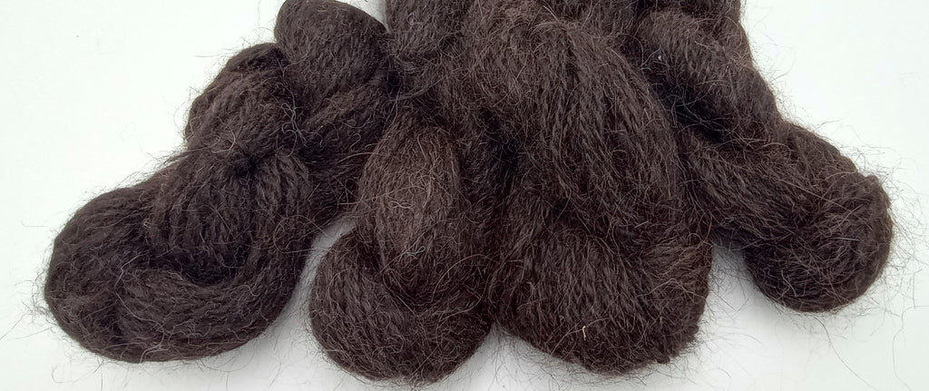 Rock Star — Hand-Spun 100% Llama Worsted Yarn