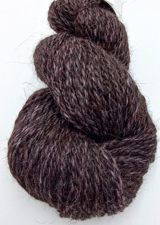 Rocky 70% Llama 23% Merino 6% Silk 1% Angelina Sport Weight Yarn
