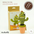 Woolbuddy Saguaro Cactus Needle Felting Kit