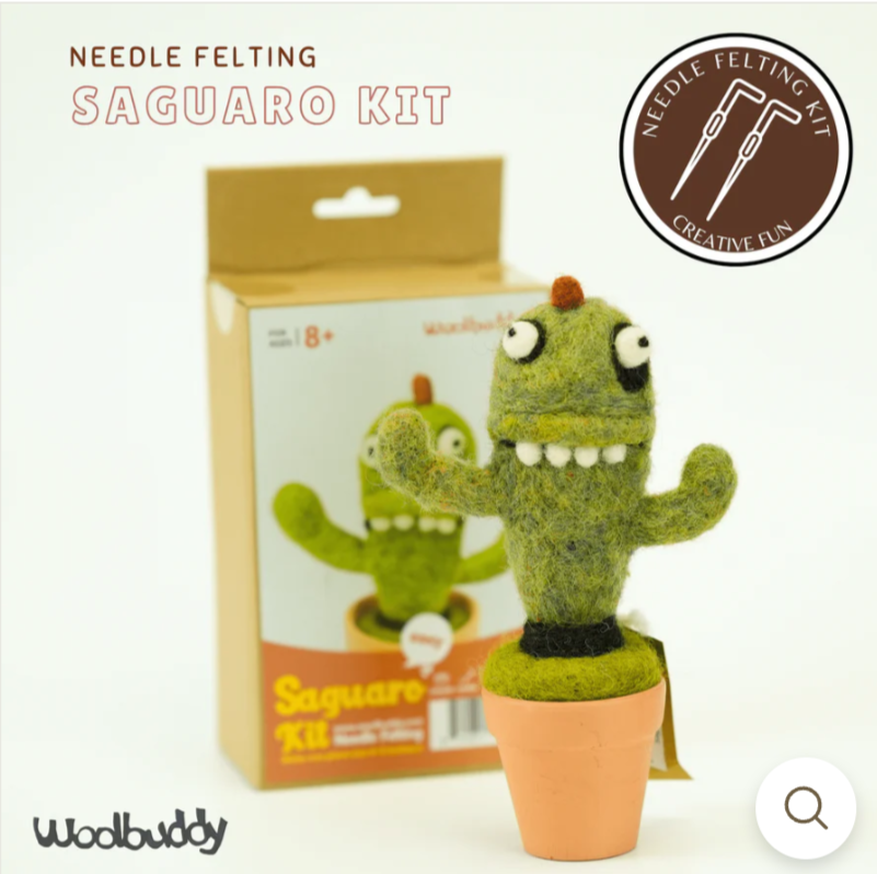Woolbuddy Saguaro Cactus Needle Felting Kit