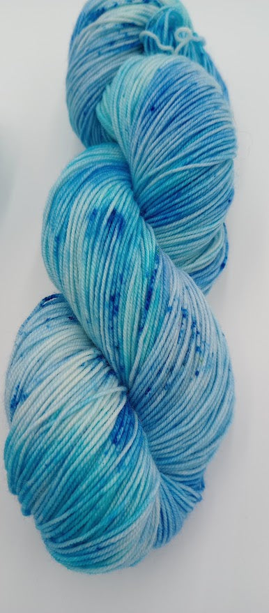 Sea Side Sally 75% SW Merino 25% Nylon Sock Yarn