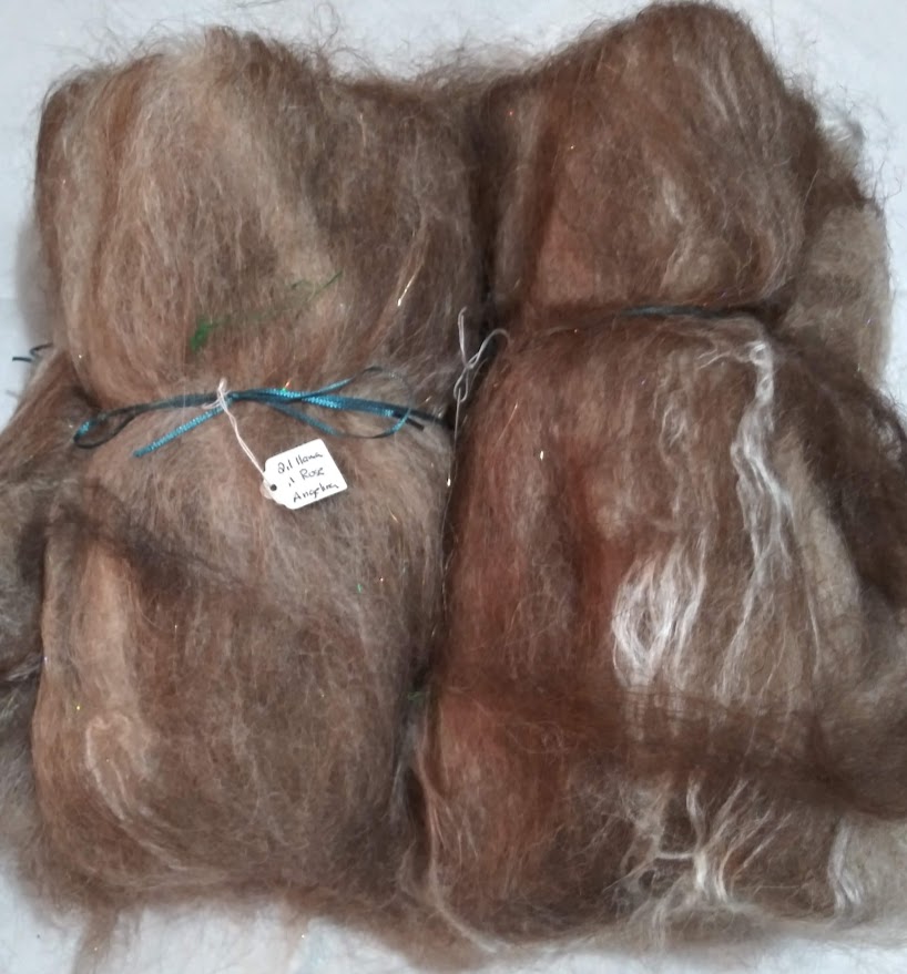 Dreaming of Sunshowers – Llama Rose Fiber Angelina Batt