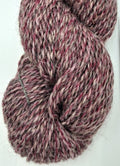 Sunset – 65% Llama, 35% Merino Worsted Weight Yarn – Cranberry & Silver Gray – Fehrenbach Fibers