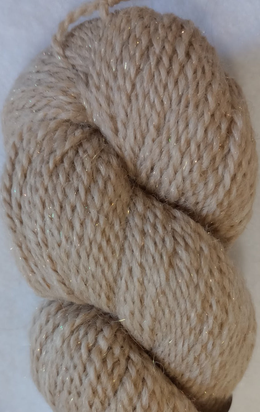 Tawny Sparkles – 76% Alpaca, 20% Merino, 4% Angelina Sport Weight Yarn – Fehrenbach Fibers