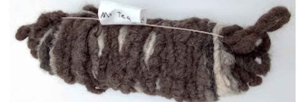 Variegated #108 — 100% Llama Rug Yarn | Tea, Checkmate & Cherie