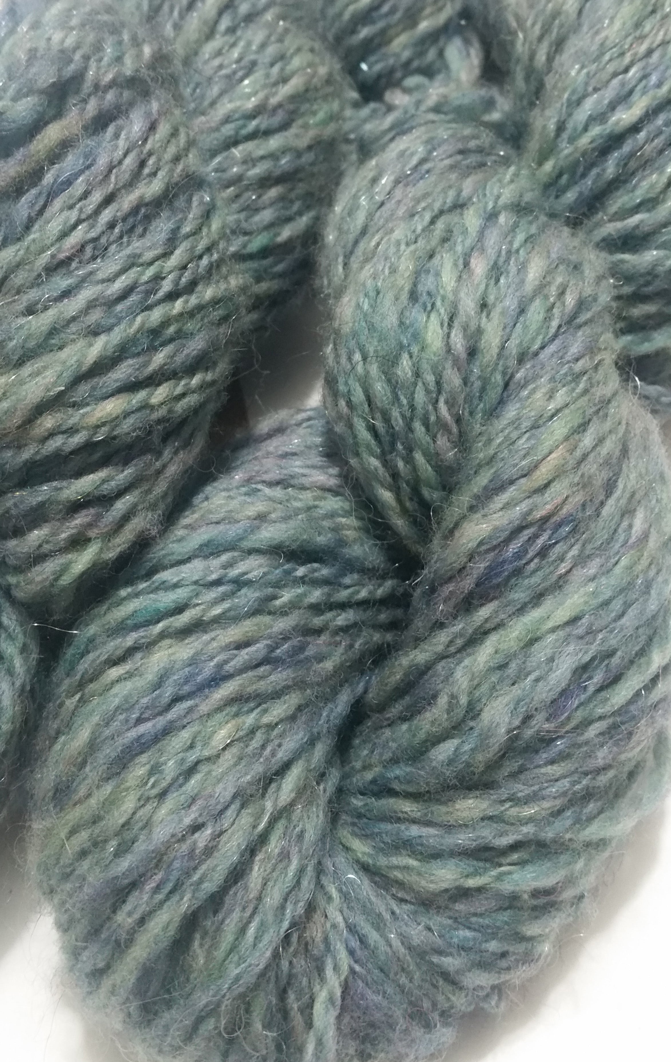 Under My Umbrella | Handspun Worsted Yarn | SW Merino & Firestar