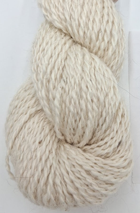 WhiteStarr — 80% Llama 20% Silk DK Weight Yarn