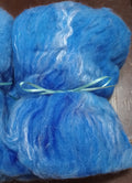 Wild Blue Yonder Batt – Merino & Corriedale with Tencel Sheen & Angelina Sparkle